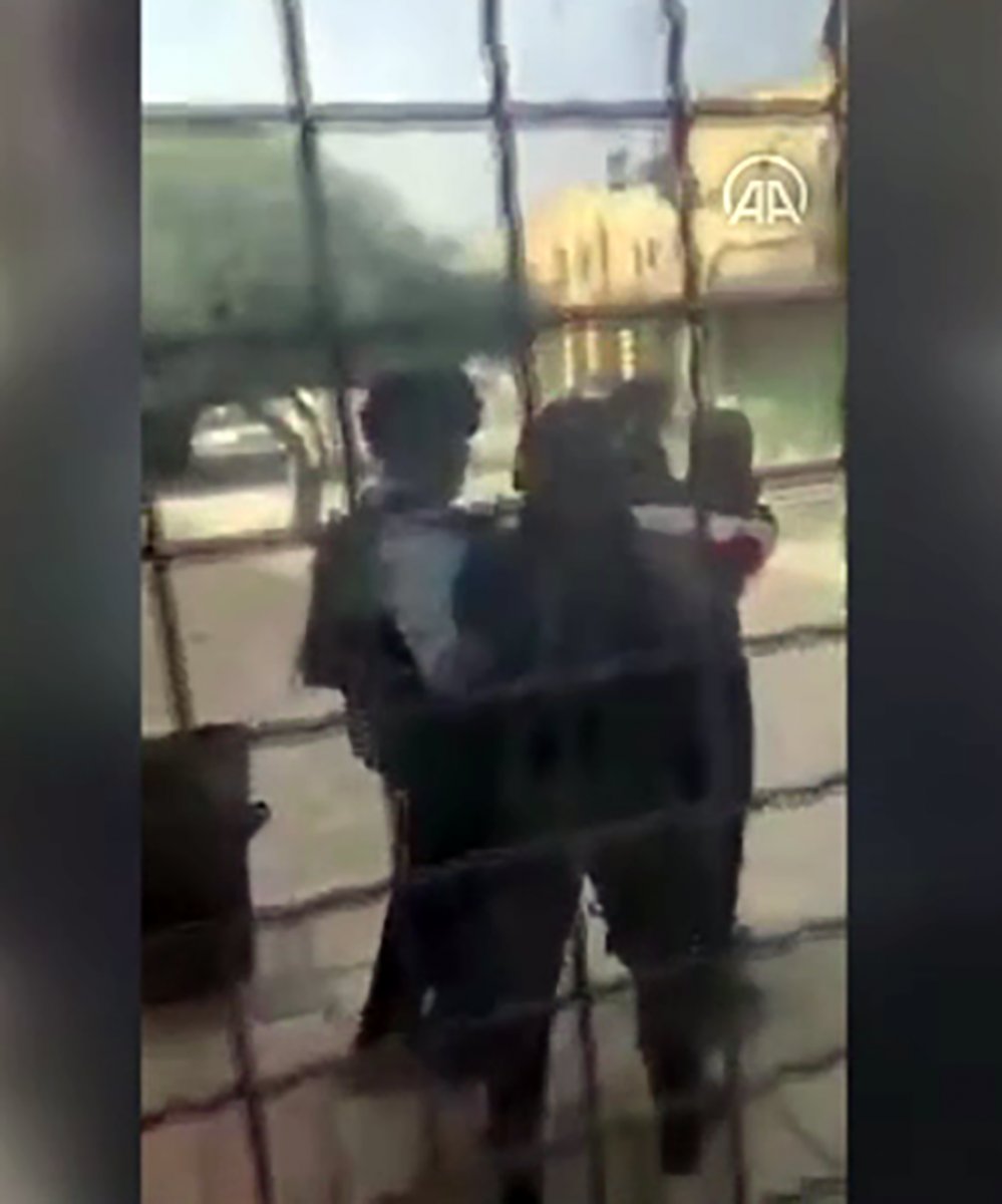 The moments of the Israeli police hitting the Palestinian teenager are on camera #2