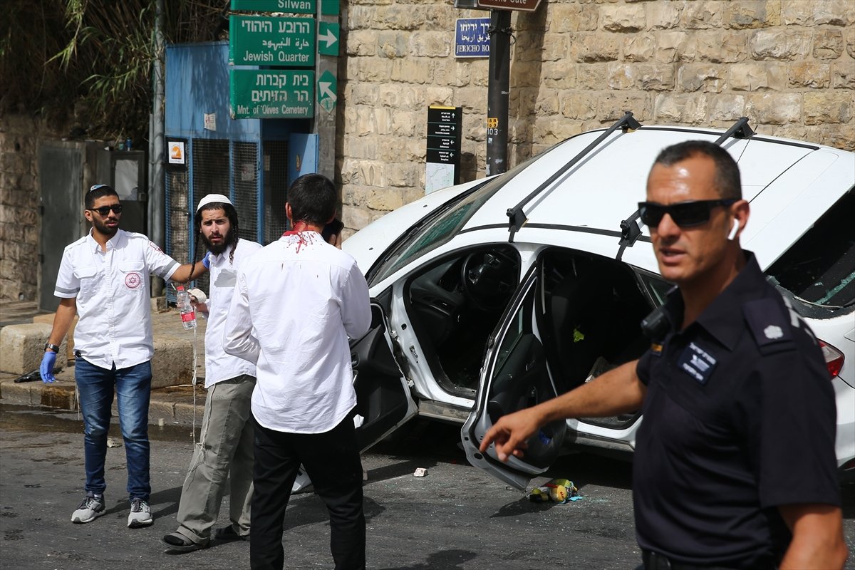 Israeli settler crushes Palestinians in Jerusalem #3