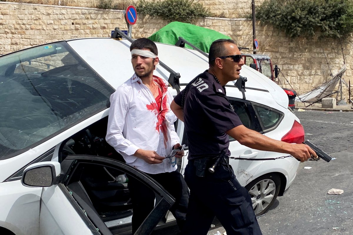 Israeli settler crushes Palestinians in Jerusalem #4