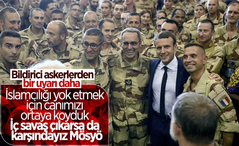Fransa'da askerler, ikinci bir bildiri yayınladı