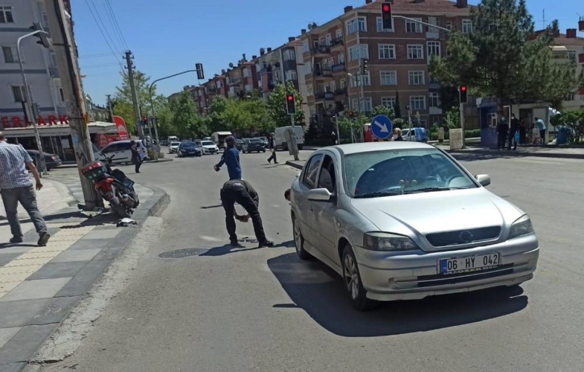 Ankara da trafik kazası: 1 yaralı #1