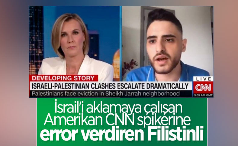 CNN sunucusu ile Filistinli genç arasındaki çarpıcı diyalog