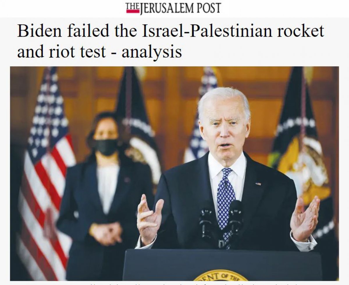 Joe Biden ın sessizliği İsrail basınında #5