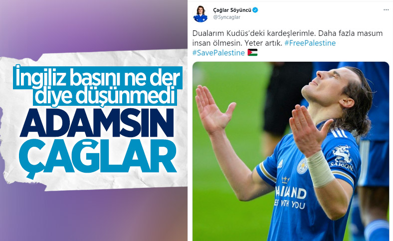 Çağlar'dan Kudüs paylaşımı: Daha fazla masum insan ölmesin