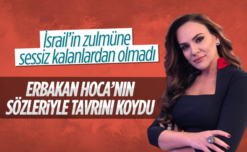 Buket Aydın'dan Filistin paylaşımı