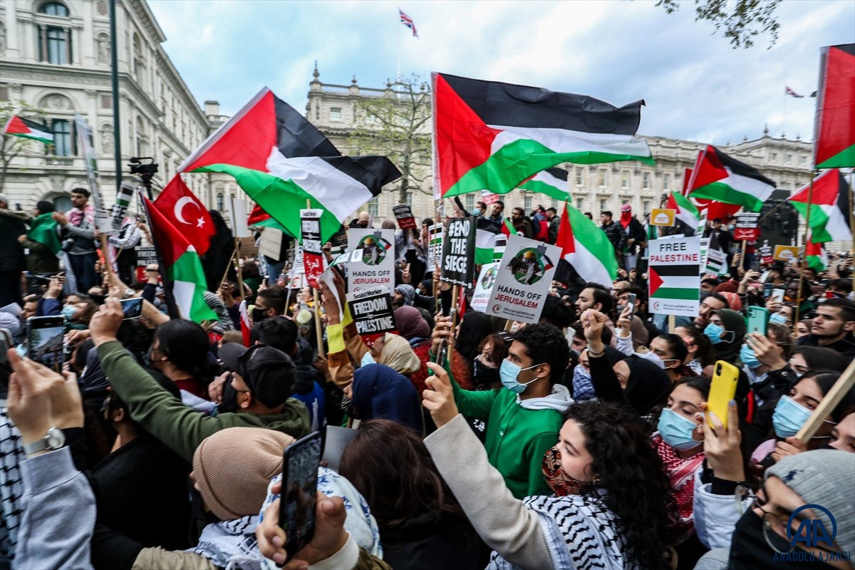 Londra da Mescid-i Aksa protestosu #2