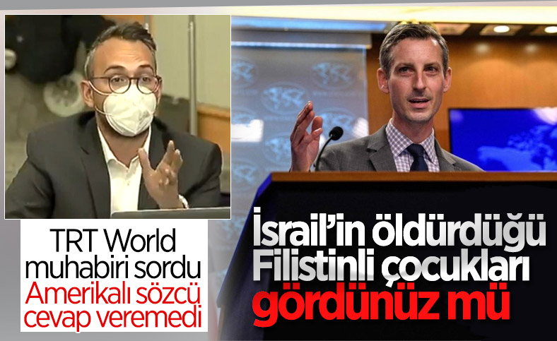 ABD Dışişleri Sözcüsü, TRT muhabirinin Filistin sorusu karşısında çaresiz kaldı