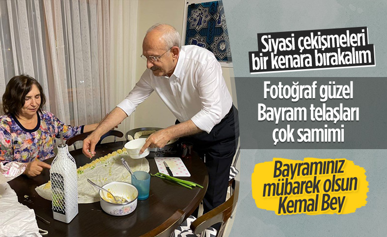 Kemal Kılıçdaroğlu'ndan, bayram hazırlığı paylaşımı