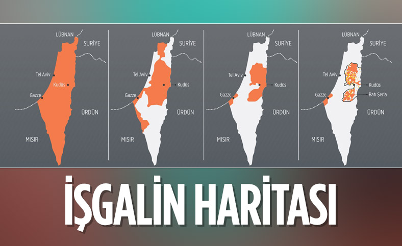Filistin'i yavaş yavaş yutan İsrail'in işgal hikayesi