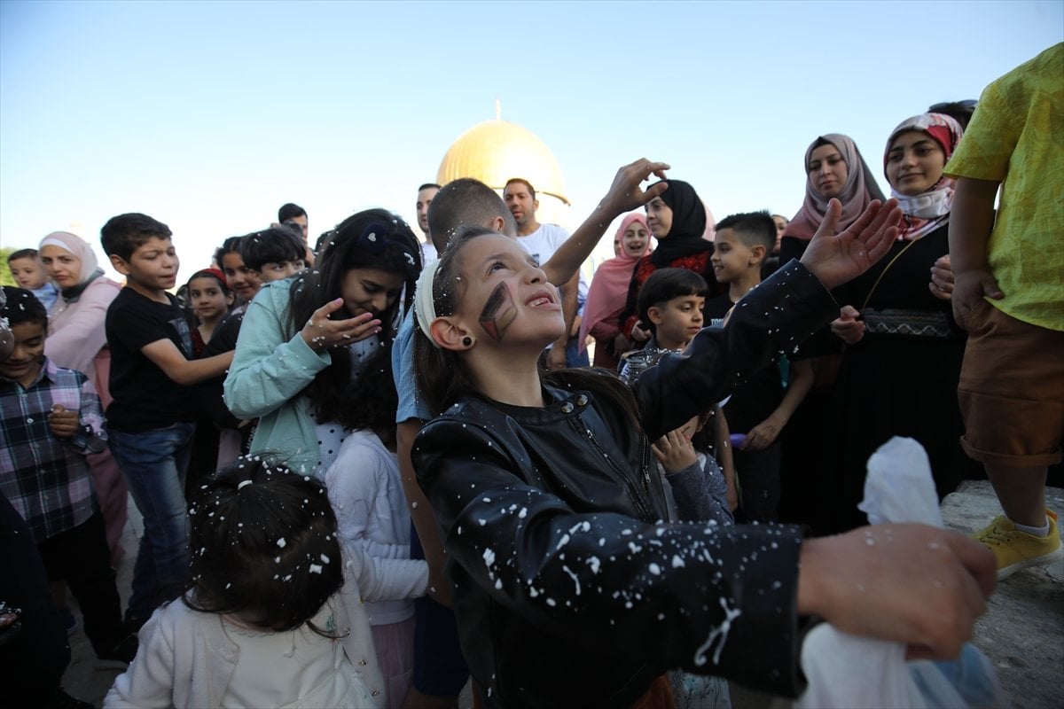 Mescid-i Aksa da Ramazan Bayramı namazı kılındı #10