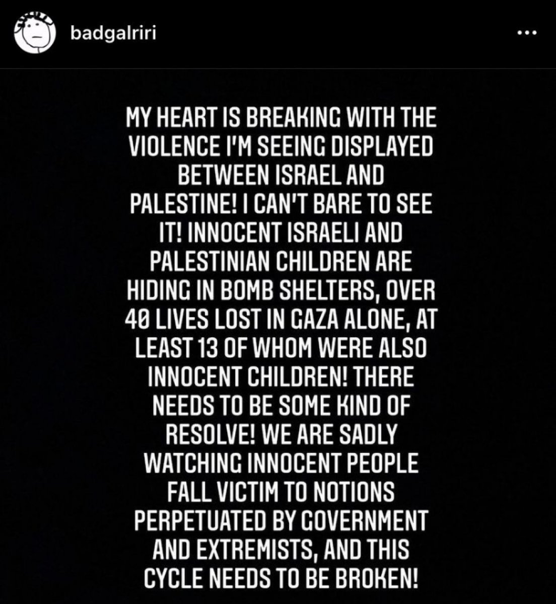 Support from Rihanna to Palestine #2