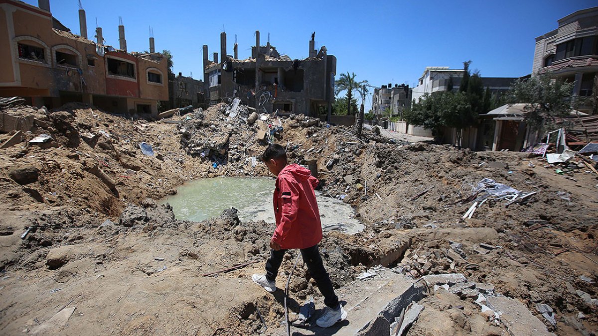 BM: Gazze de 200 den fazla konut yıkıldı #2