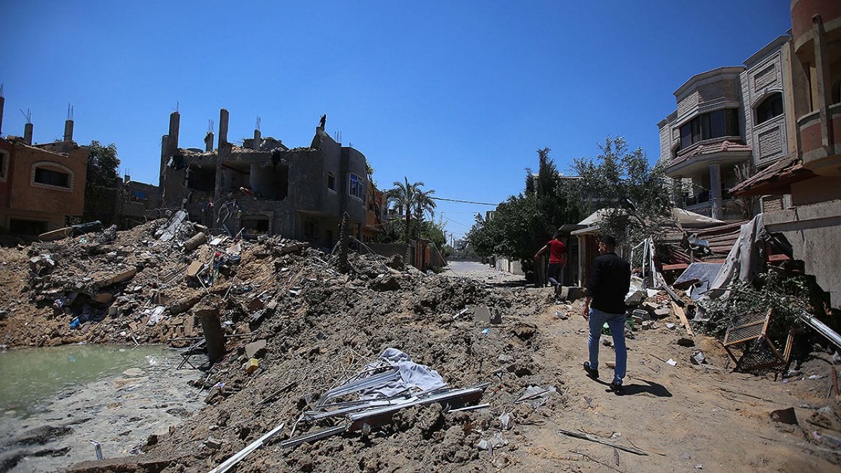 BM: Gazze de 200 den fazla konut yıkıldı #3