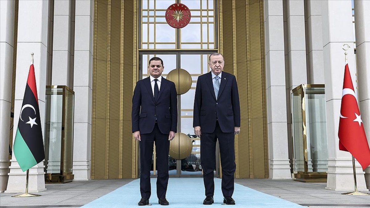 Cumhurbaşkanı Erdoğan, Libya Başbakanı Dibeybe ile görüştü #1