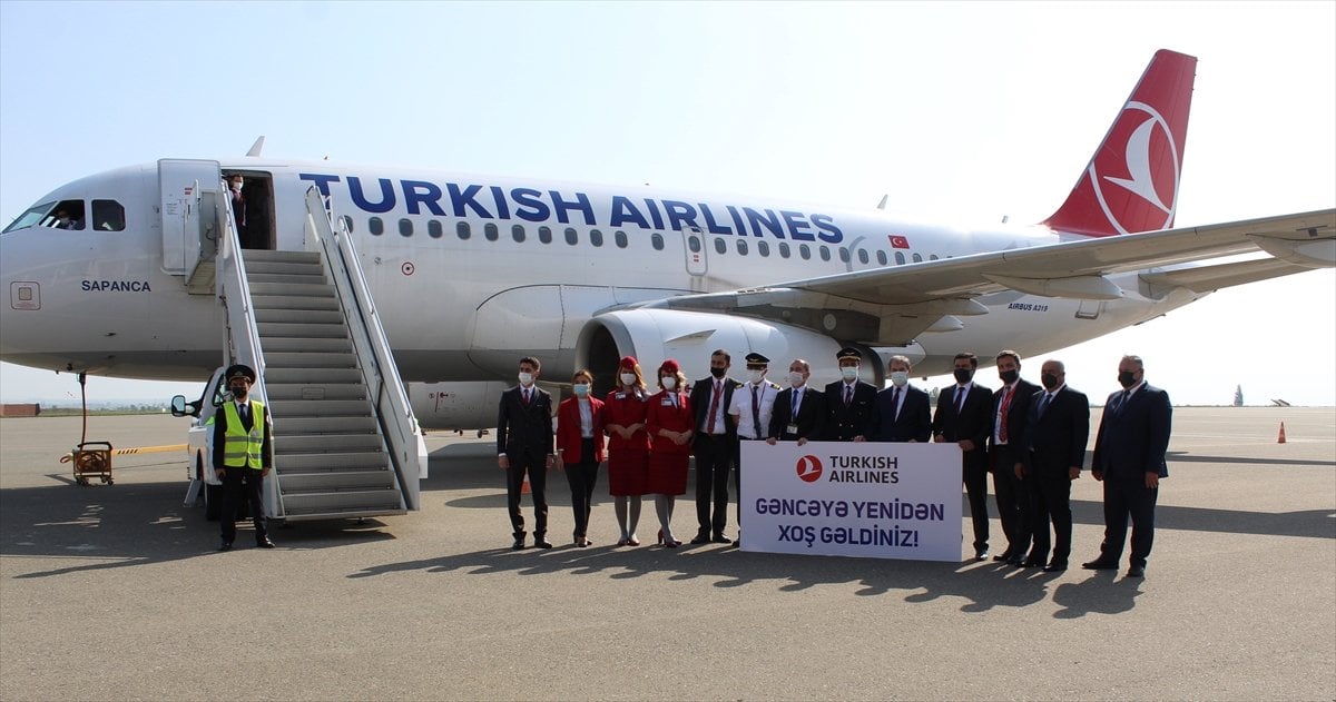 Türk Hava Yolları, Gence-İstanbul seferlerine yeniden başladı #1
