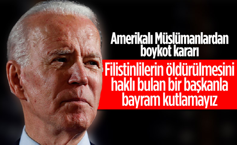 ABD'li Müslüman kuruluşlardan Biden'ın bayram programına boykot