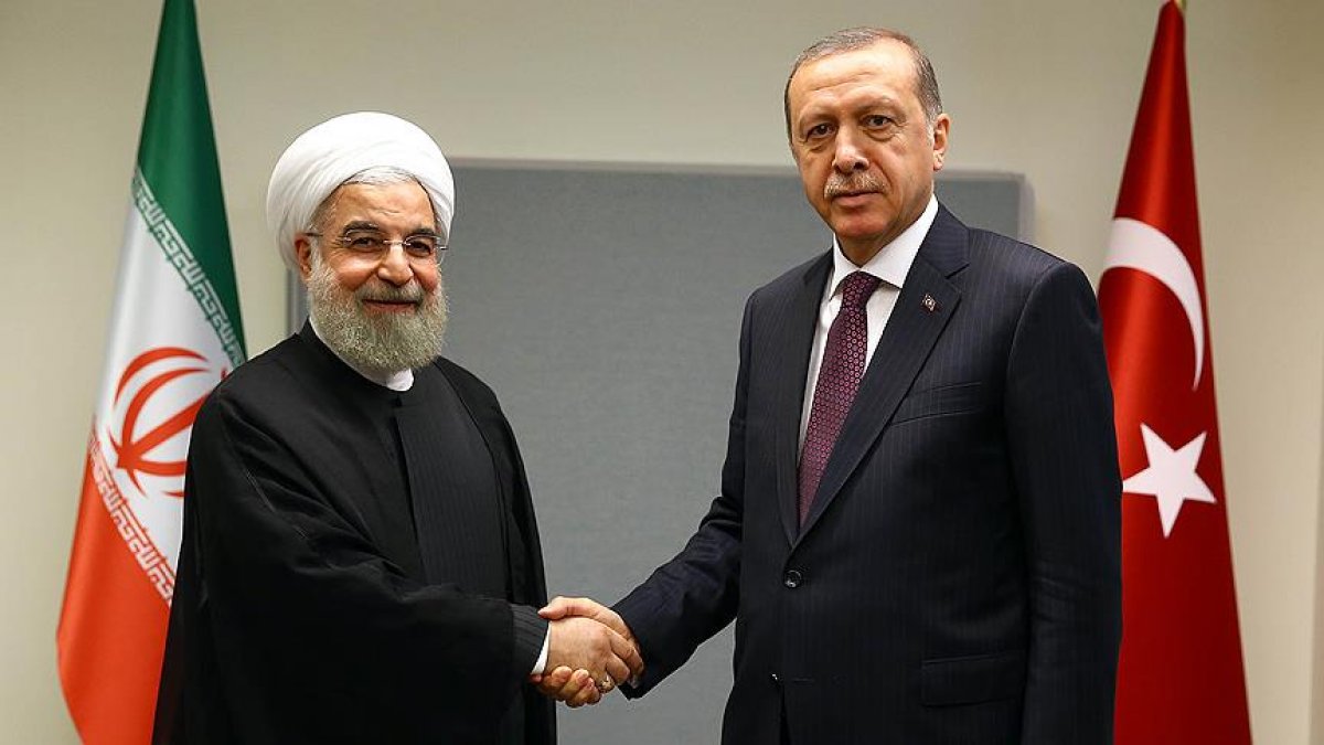 Cumhurbaşkanı Erdoğan, Hasan Ruhani ile görüştü #1