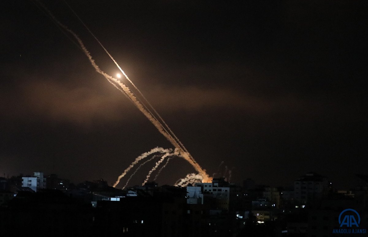 Rocket attack from Gaza to Tel Aviv #2