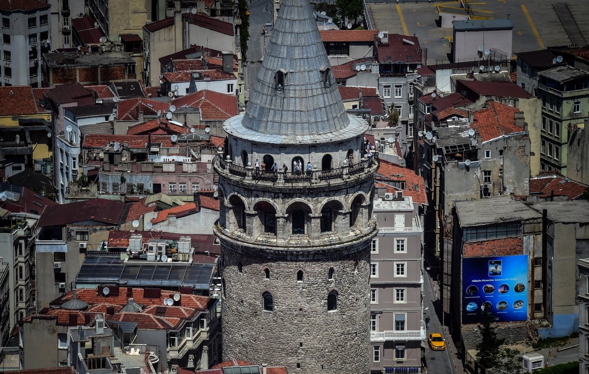 İstanbul un tarihi ve turistik yerleri havadan görüntülendi #5