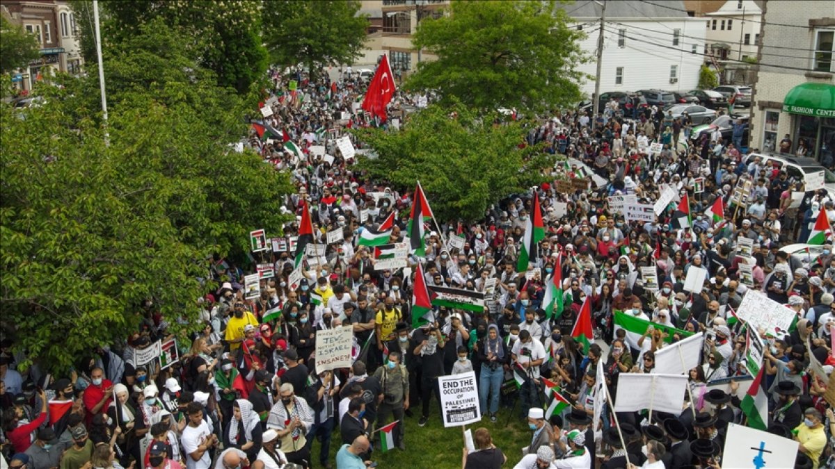 ABD de Filistin e destek gösterisi #1
