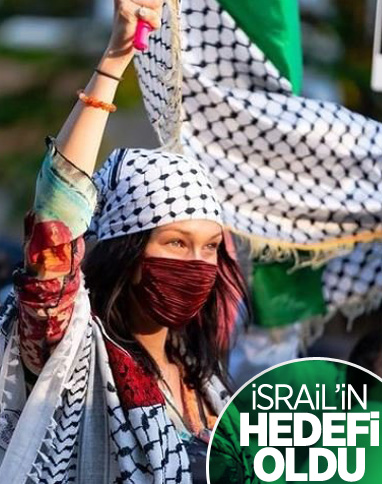 Filistin halkına destek veren Bella Hadid, İsrail'in hedefinde: Yazıklar olsun 