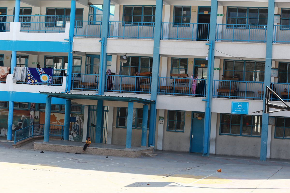 Palestinians took shelter in UN schools in Gaza #3