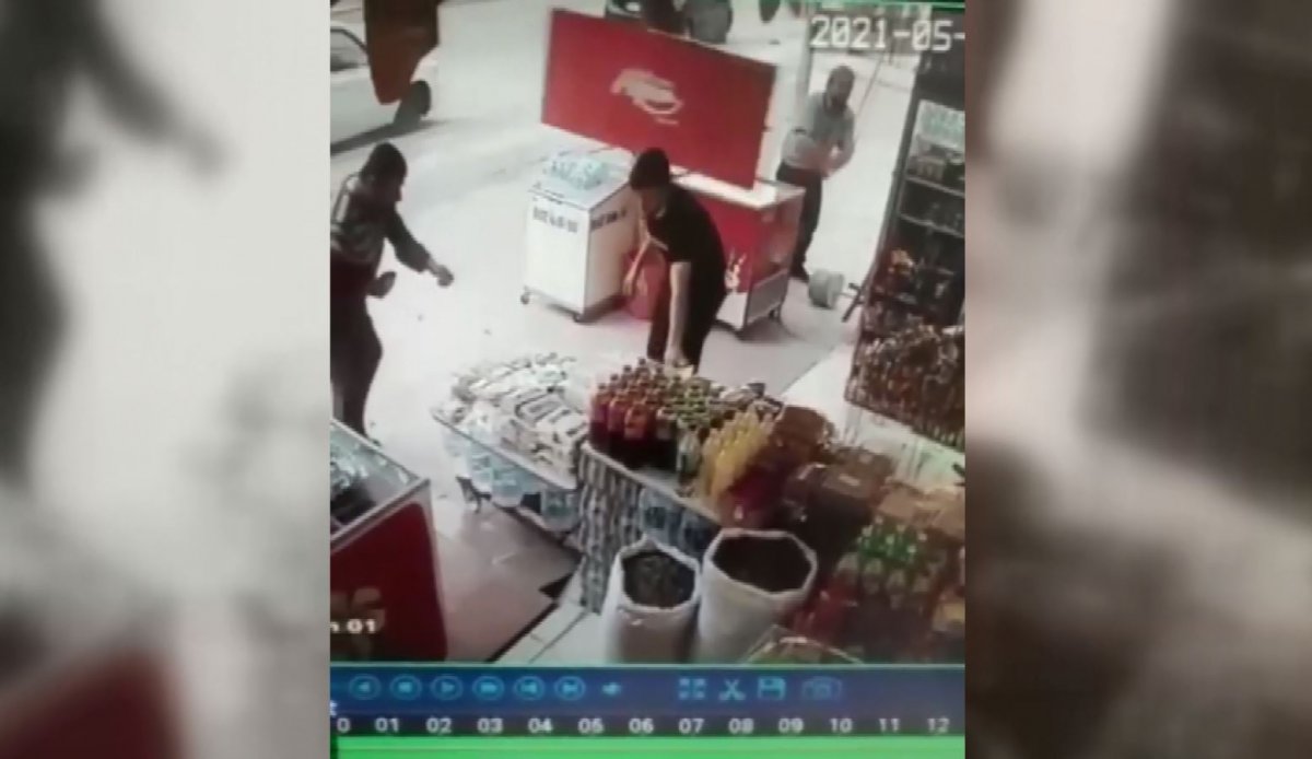Ankaralı market çalışanlarının rüzgarla imtihanı #1