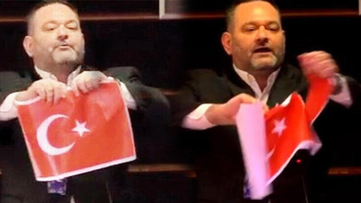 The racist deputy who tore the Turkish flag was sent to Athens #1
