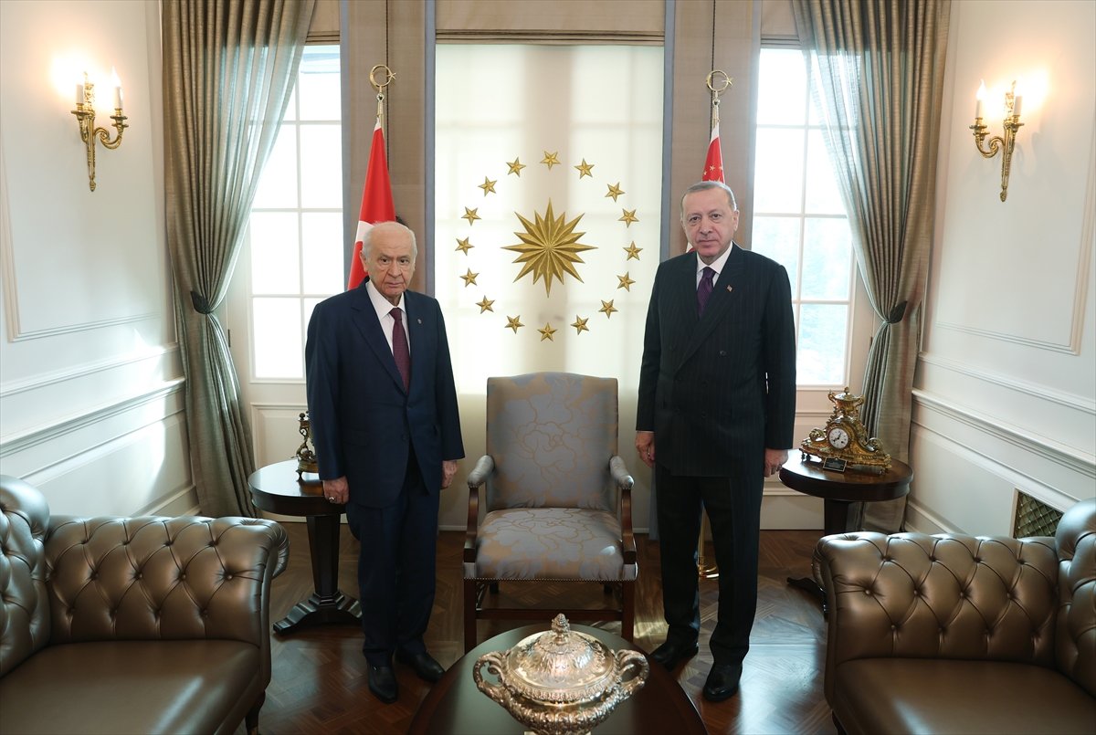 Cumhurbaşkanı Erdoğan, Devlet Bahçeli ile görüştü #2