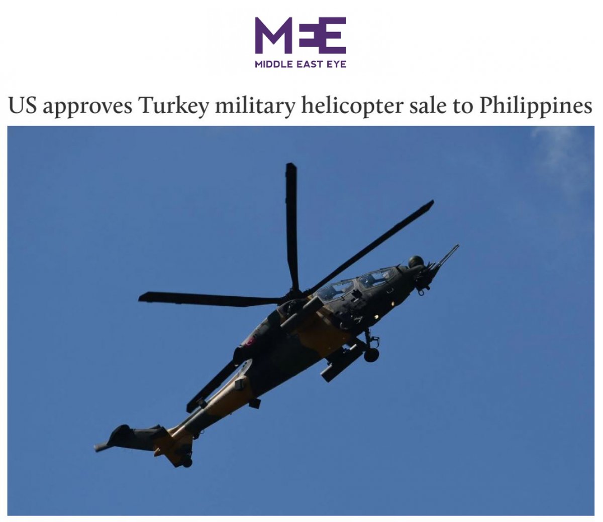 Sales of ATAK helicopters from Turkey to the Philippines #3