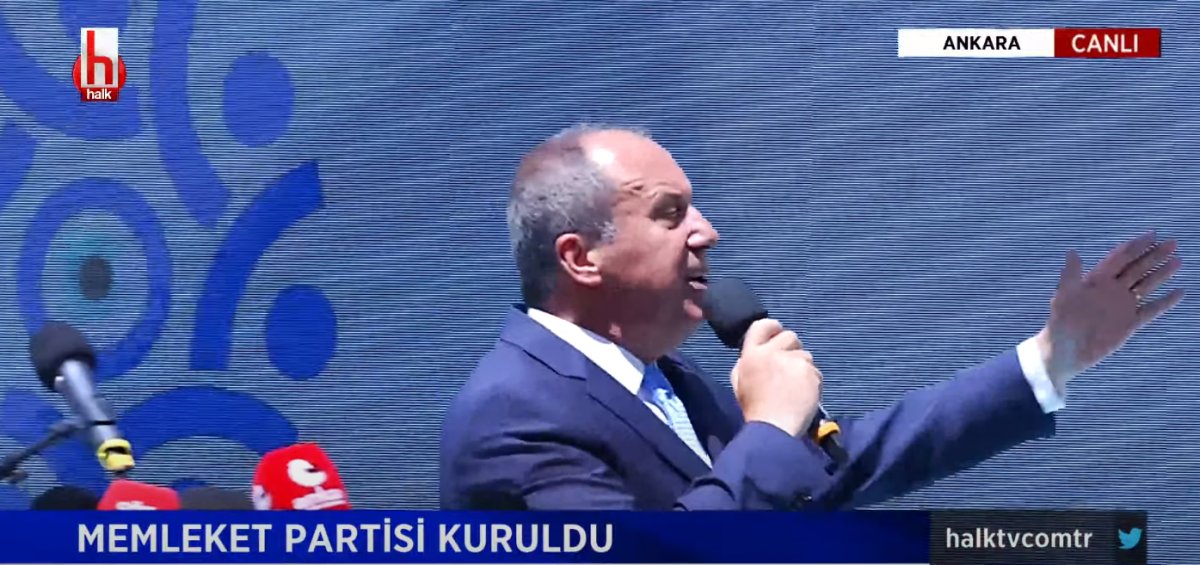 Muharrem İnce CHP yi eleştirmeye başlayınca Halk TV yayını kesti #1