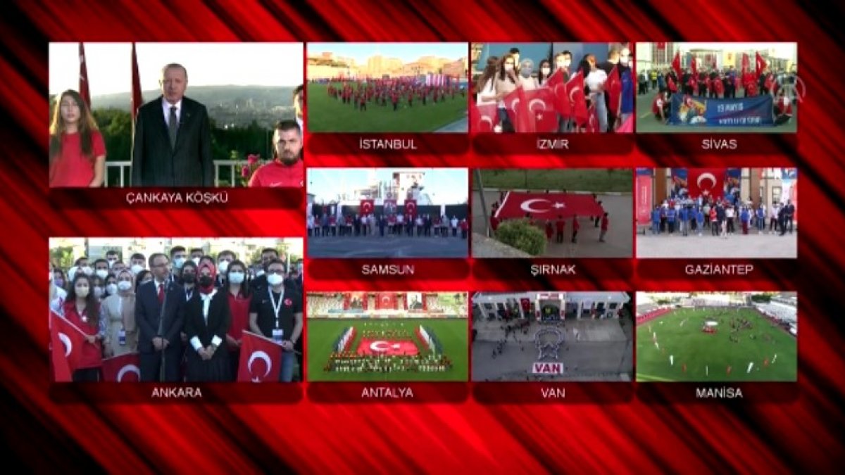Türkiye, 19 Mayıs'ı kutladı