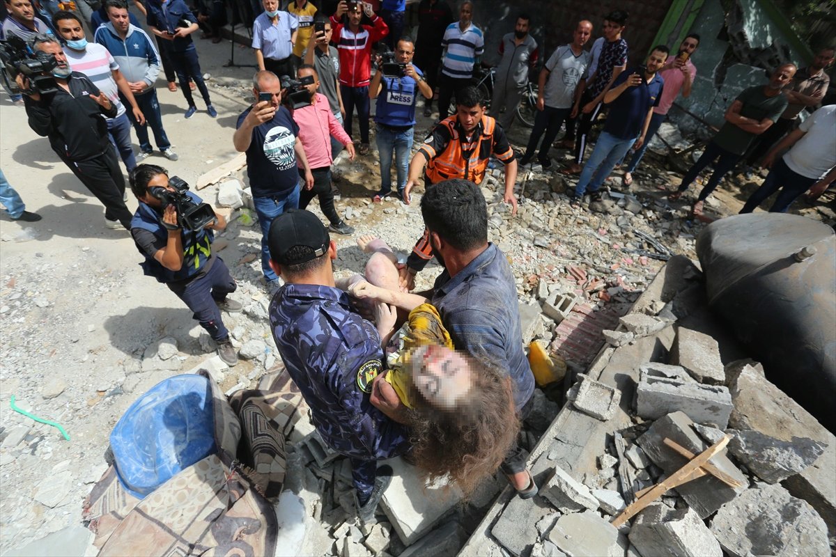 İsrail hava saldırısında travma tedavisi gören 11 çocuk öldü #2
