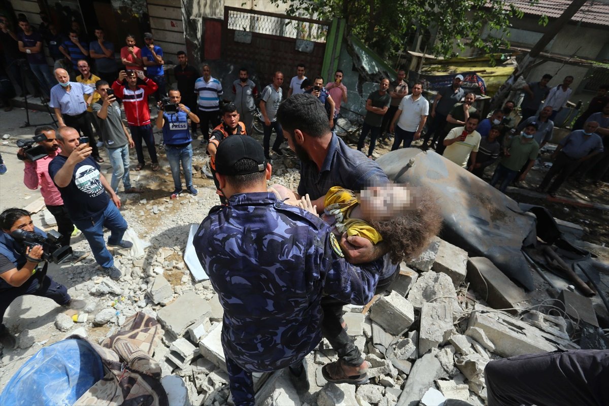 İsrail hava saldırısında travma tedavisi gören 11 çocuk öldü #3