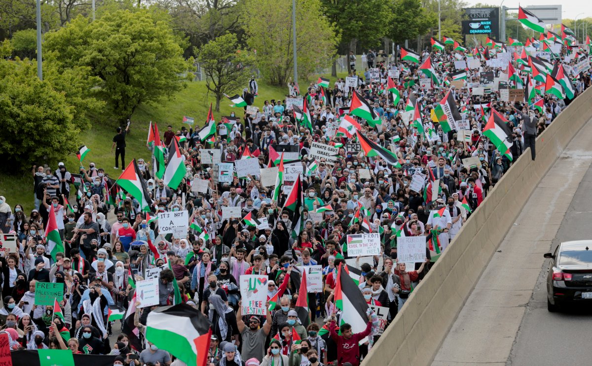 Joe Biden protested in Michigan for his support for Israel #3