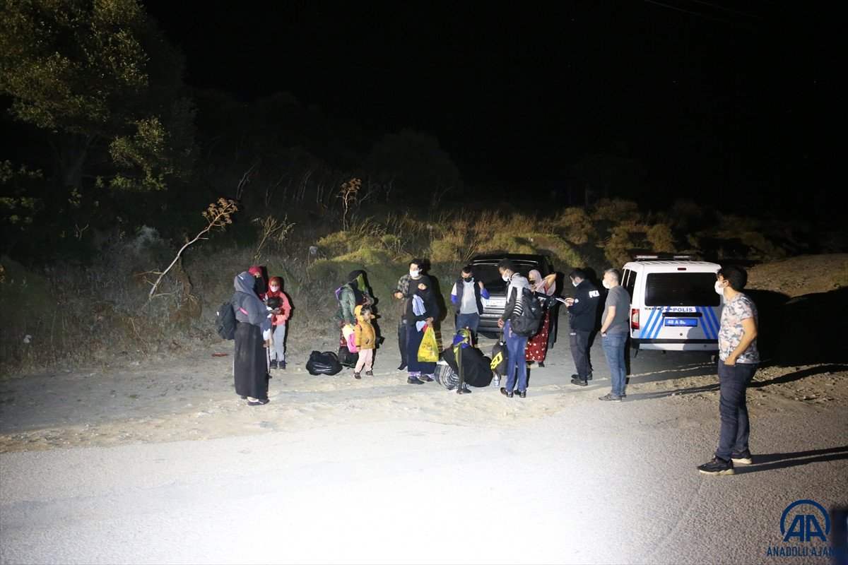 Bodrum da 10 göçmen yakalandı #2