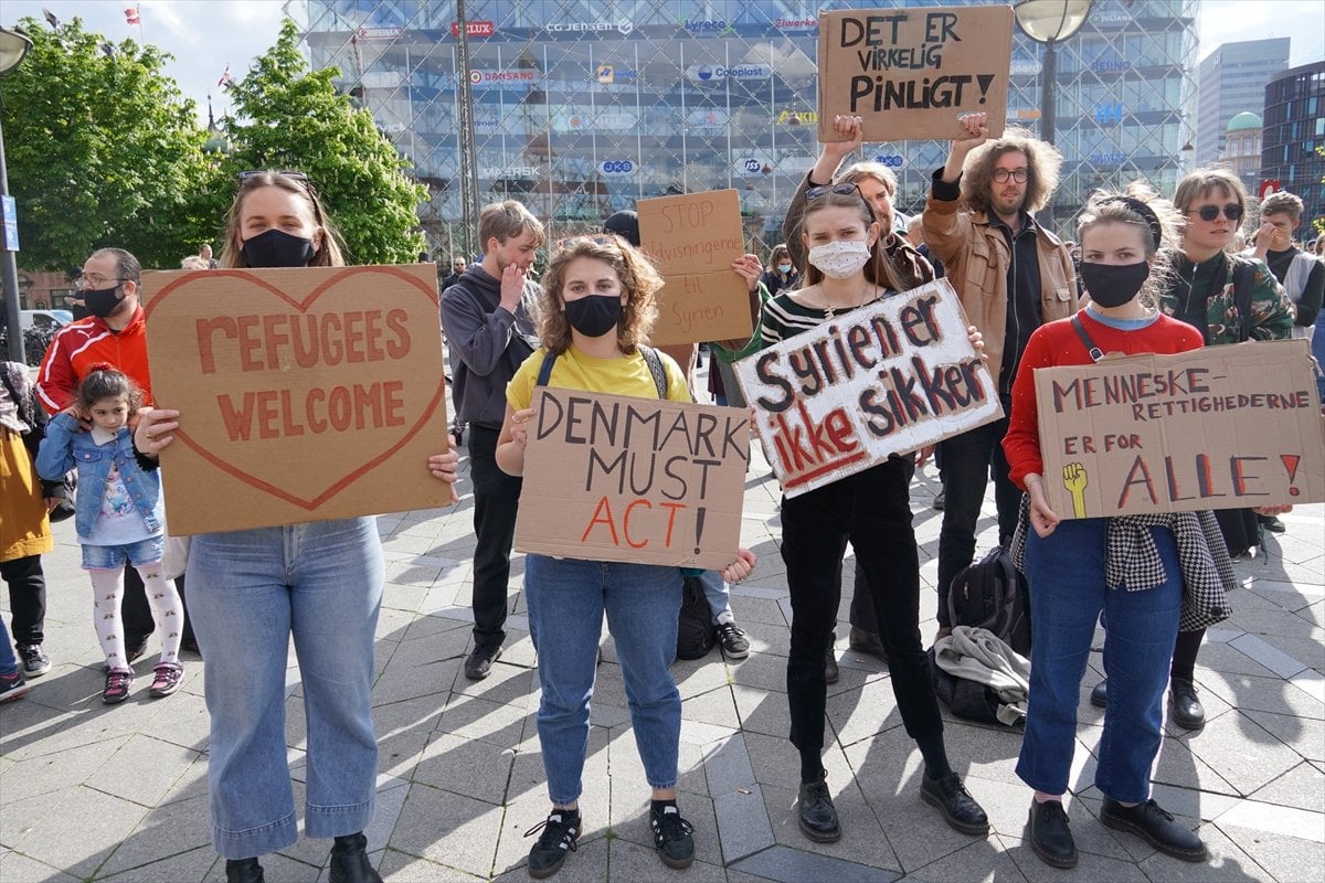 Danimarka da mültecilerin Suriye ye geri gönderilmesine tepki #8
