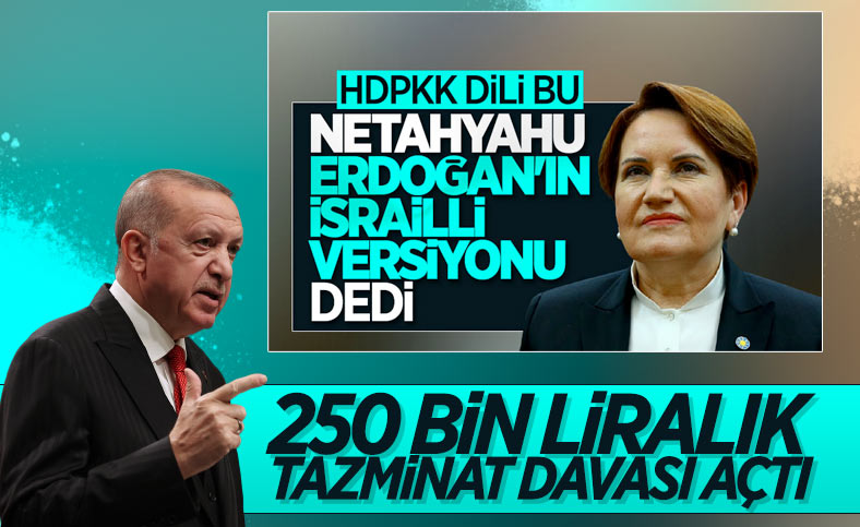 Cumhurbaşkanı Erdoğan'dan Meral Akşener'e dava