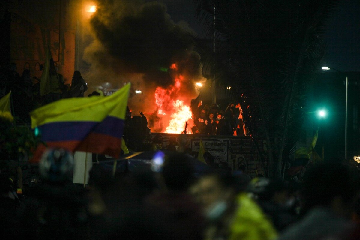 Kolombiya’da hükümet karşıtı protestolar devam ediyor #3