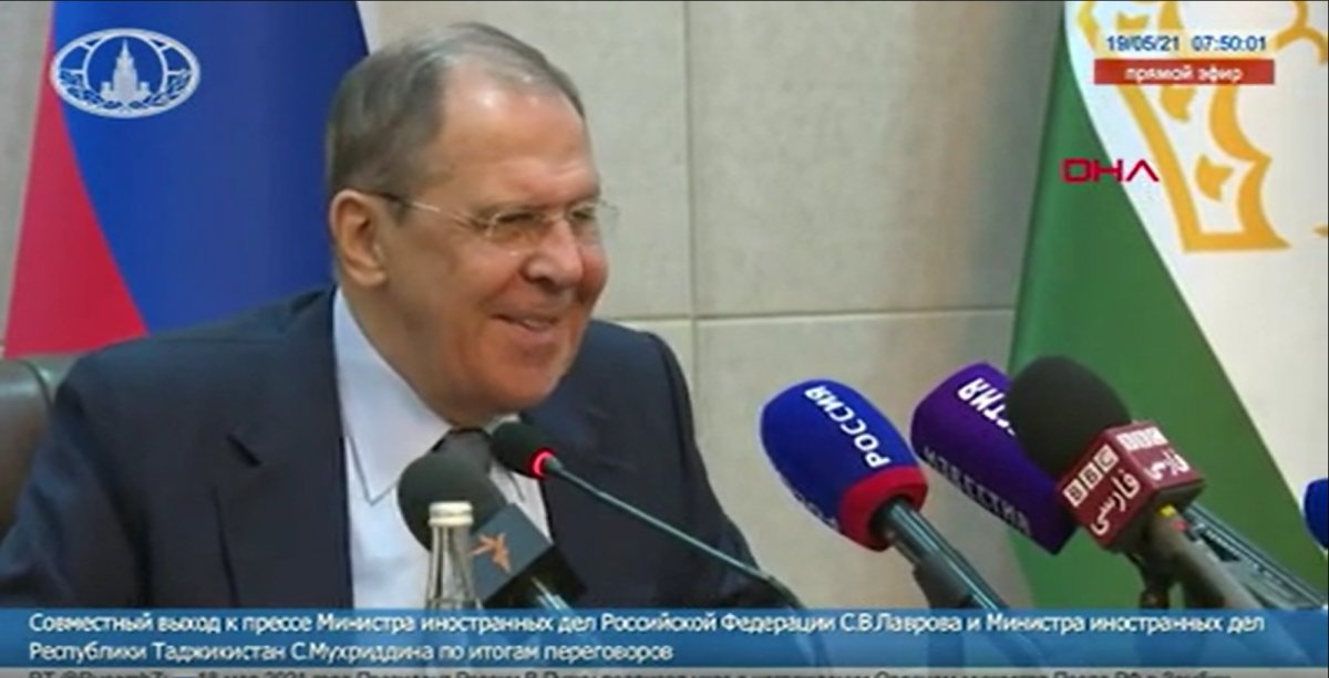 Russian Foreign Minister Sergey Lavrov's reaction to the BBC correspondent #2
