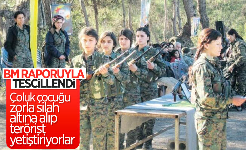 YPG/PKK'nın Suriye'de çocukları savaştırmaya devam ettiği ortaya çıktı