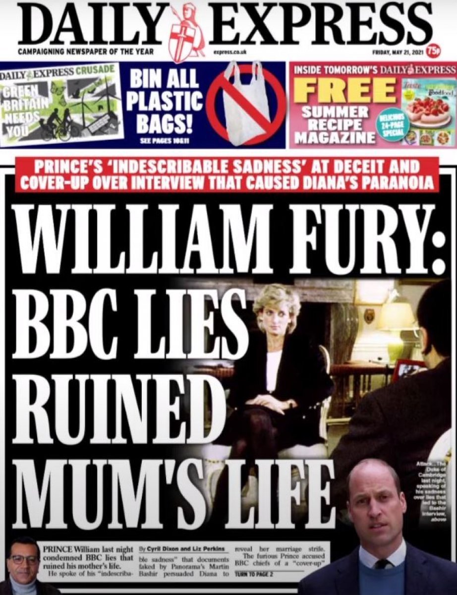 The agenda in England BBC's Princess Diana interview #4