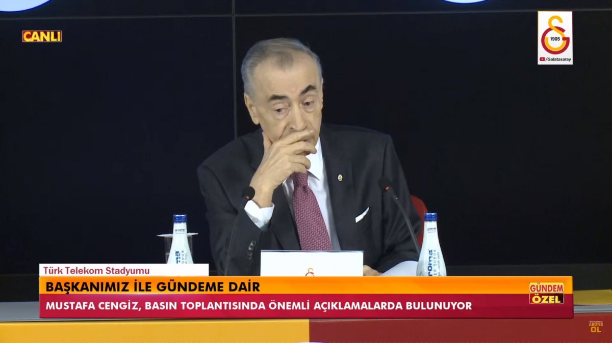 Mustafa Cengiz: Fatih Terim kendini başkan üstü görüyor #1