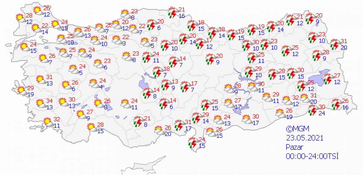 Istanbul Icin Dolu Uyarisi Yapildi