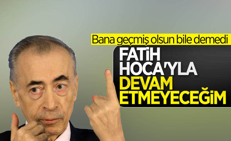 Mustafa Cengiz: Fatih Terim'le devam etmeyeceğim