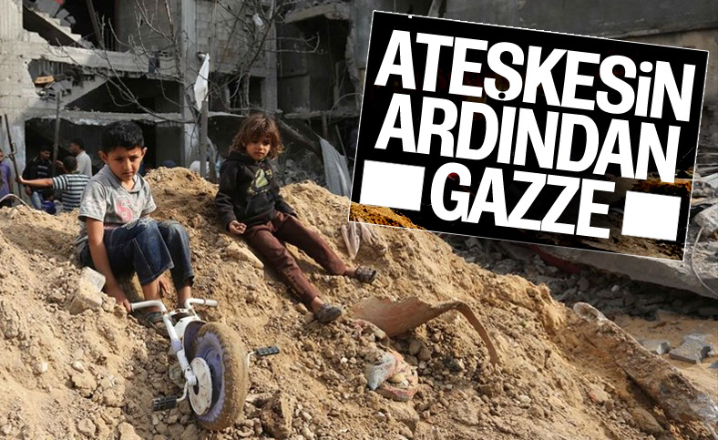 Ateşkes sonrası Gazze'de yaralar sarılıyor
