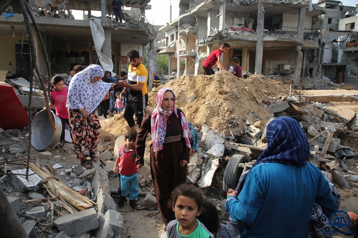 Ateşkes sonrası Gazze de yaralar sarılıyor #15