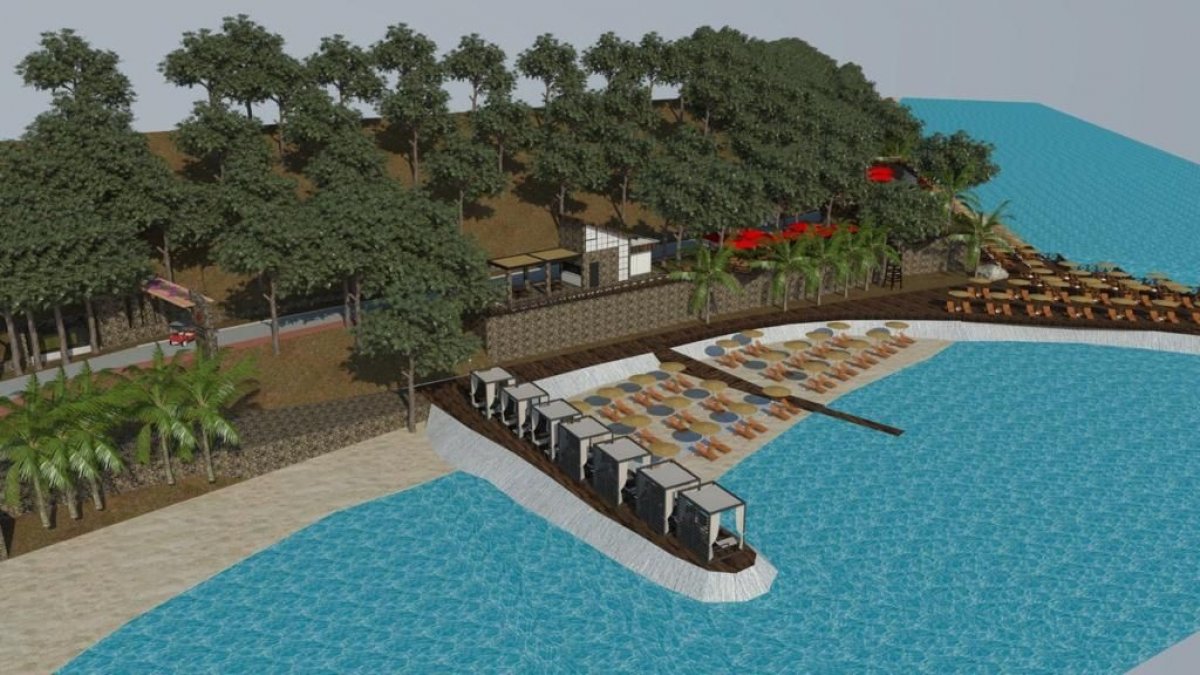Marmaris’e beş yıldızlı ücretsiz halk plajı tamamlanıyor #6