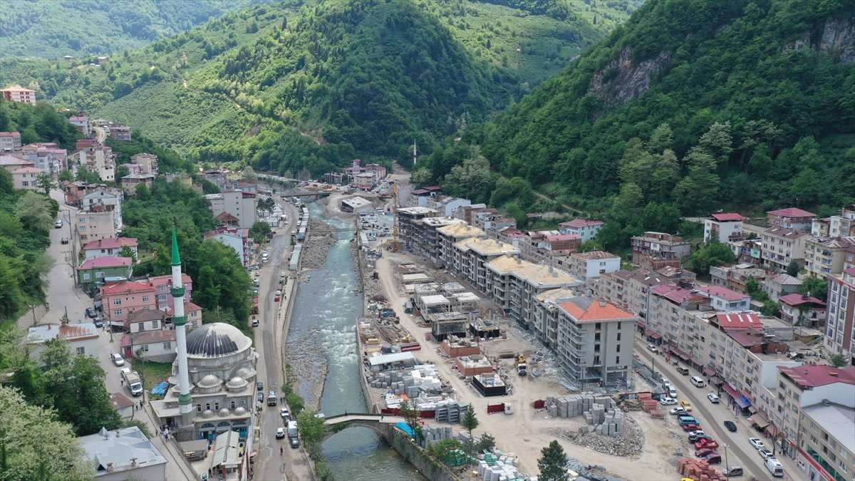 Giresun Dereli de yeni yapıların inşasında sona doğru #1