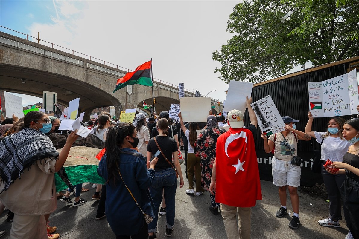 New York ta Filistin e destek yürüyüşü #1